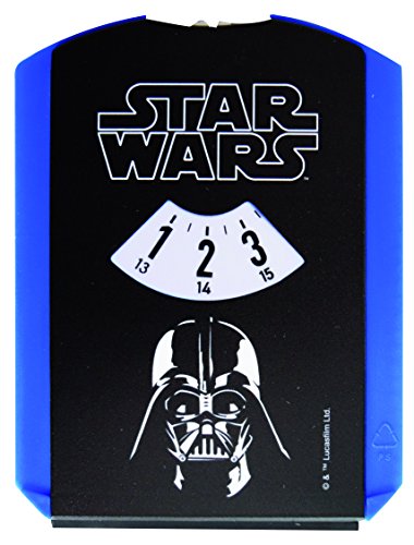 Star Wars STINN600 Parkscheibe Doppelseitig, Spaßmotiv, Blau