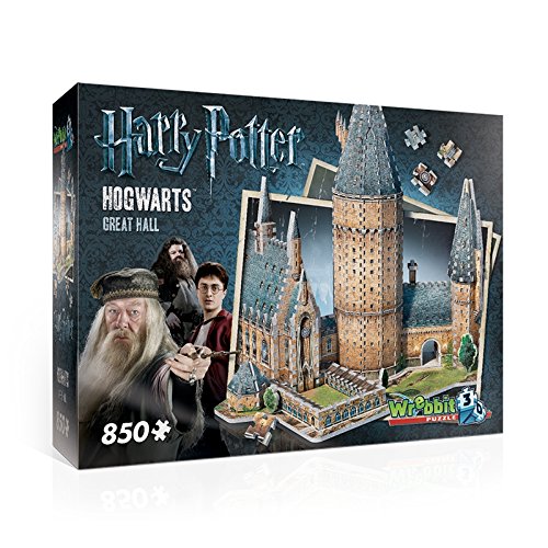 Wrebbit 3D W3D-2014 - Hogwarts Große Halle, Harry Potter, 3D-Puzzle