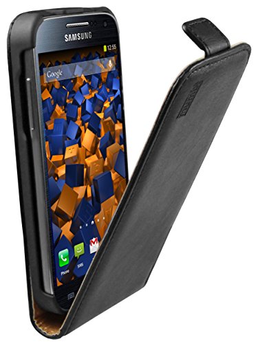 mumbi PREMIUM Leder Flip Case Samsung Galaxy S4 mini Tasche