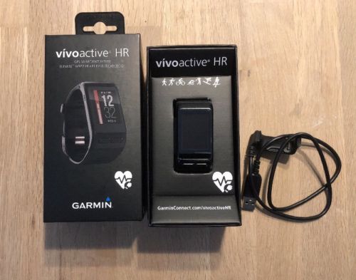 Garmin Vivoactive Hr + Brustgurt + Extra Armband - OVP