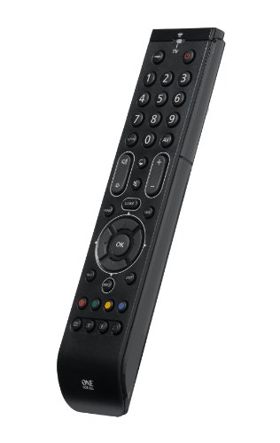 Essence TV Universalfernbedienung von One For All - Schwarz - Ideale Ersatzfernbedienung - Funktioniert garantiert mit allen TV-Endgerätemarken. URC 7110