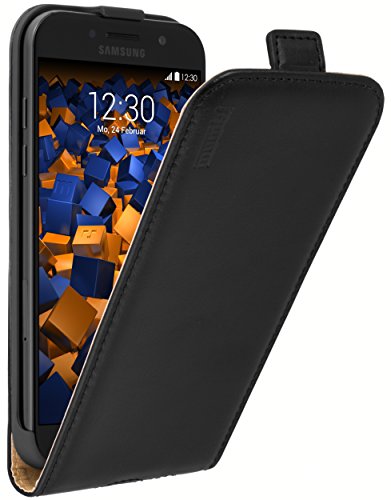 mumbi PREMIUM Leder Flip Case für Samsung Galaxy A5 (2017) Tasche
