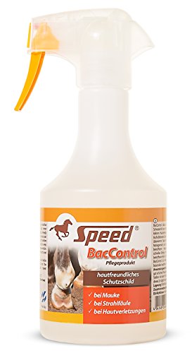 Speed BacControl Strahl und Hufspray (500 ml) bei Mauke, Strahlfäule & Hautverletzungen, Spray zur Hufpflege für Pferde, hautfreundlich & regenerierend