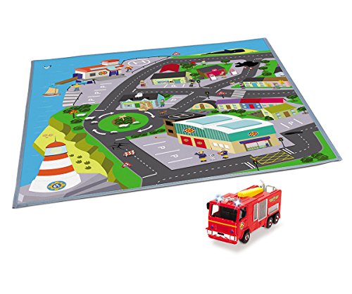 Dickie Toys 203096003 - Feuerwehrmann Sam Spielmatte 