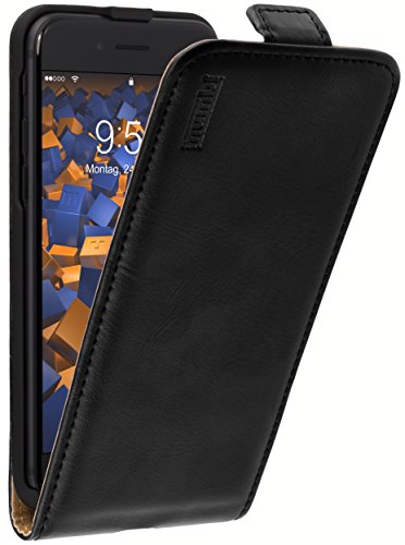 mumbi PREMIUM Leder Flip Case für iPhone 8 / iPhone 7 Tasche
