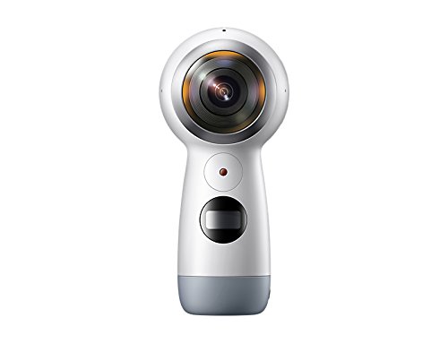 Samsung Gear 360 (2017) – 360 ° drehbar (4 K Kamera, Bluetooth V4.1, 1160 mAh Akku, bis zu 256 GB Speicher), weiß