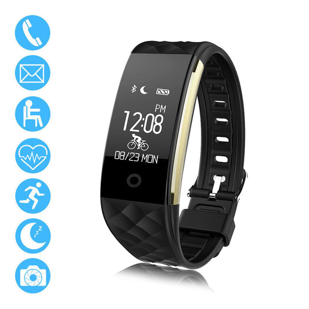 Neu S2 Smartwatch Armband Handy Pulsuhr Schrittzähler Sport Fitness Tracker IP67