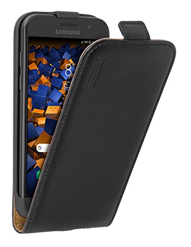 mumbi PREMIUM Leder Flip Case für Samsung Galaxy A3 (2017) Tasche