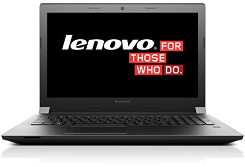 Lenovo Office Notebook mit mattem 15,6 Zoll Full-HD Display mit Intel Dual-Core i5 CPU, 1000GB Festplatte (HDD), 4GB Arbeitsspeicher, DVD-Brenner und Windows 10 (B50-80)