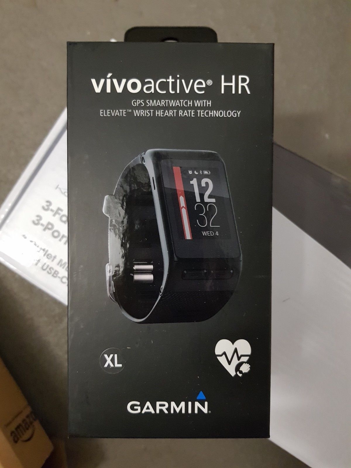 GARMIN Vivoactive HR Sport GPS Laufuhr Smartwatch NEU OVP