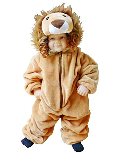 Löwen-Kostüm, F57 Gr. 92-98, für Klein-Kinder, Babies, Löwe Kostüme für Fasching Karneval, Kleinkinder-Karnevalskostüme, Kinder-Faschingskostüme, Geburtstags-Geschenk Weihnachts-Geschenk