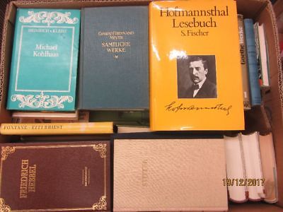 45 Bücher Romane Deutsche Dichter und Denker Schiller Goethe Storm u.a.Paket 1