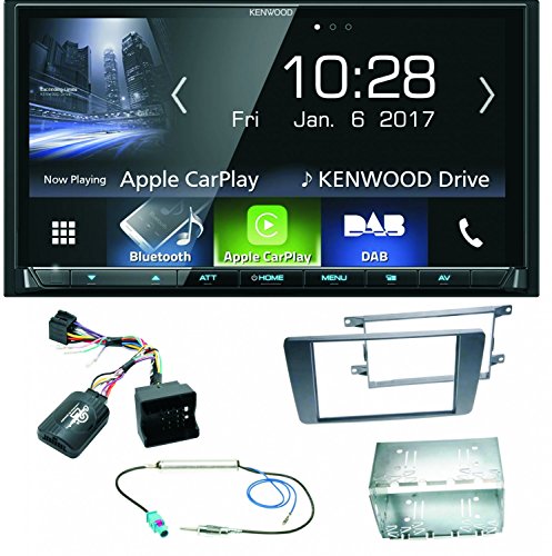 Komplett Set Skoda Octavia 2 Yeti 5L Kenwood DMX-7017DABS Bluetooth Carplay Android Auto USB MP3 Digitalradio Autoradio