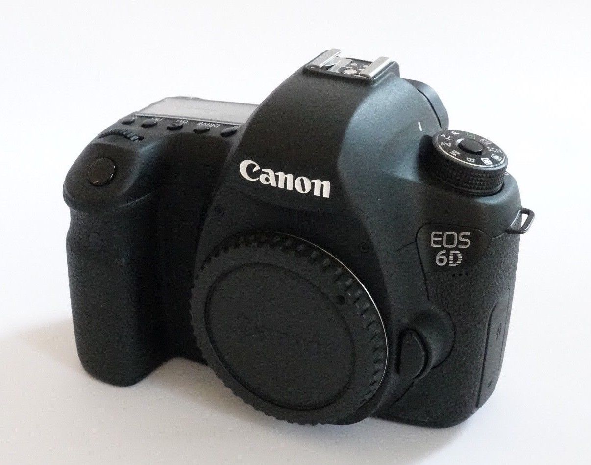 Canon EOS 6D 20,2 MP DSLR Vollformat-Digitalkamera - Schwarz (Nur Gehäuse)