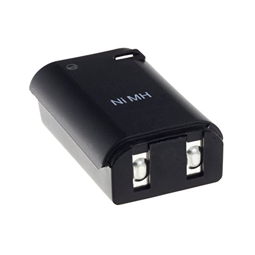 MTEC Akku Batterie 4800mAh für Microsoft Xbox 360 Controller Gamepad mit USB Ladekabel Play & Charge Kit in schwarz