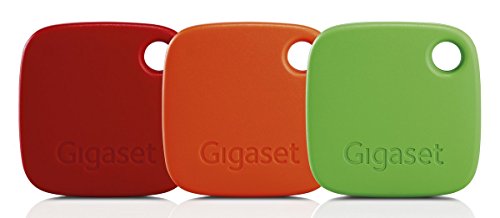 Gigaset G-tag Schlüsselfinder - Bluetooth - Beacon / Key Finder - zum einfachen Auffinden von Schlüssel - Tasche - Koffer - Handy / Key Tracker - 3er Set