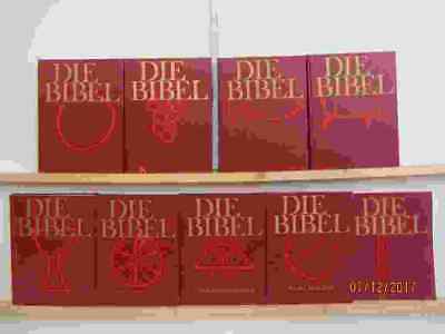 Die Bibel 8 Bände + Lexikon altes + neues Testament in neuer Einheitsübersetzung