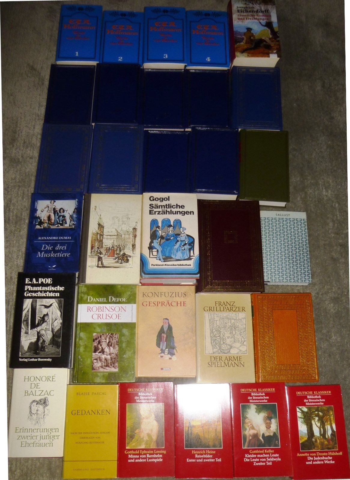 Klassik, 60 Bücher diverser Autoren/Titel/Verlage, Hardcover & Taschenbuch