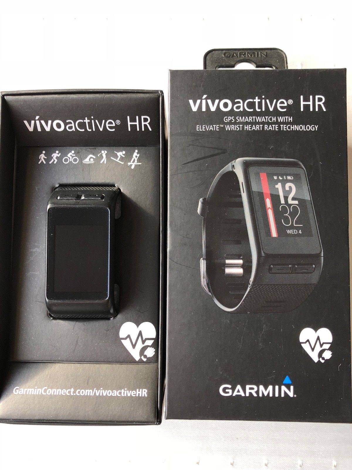 Garmin vivoactive HR Sport GPS-Smartwatch Herzfrequenzmessung OVP Restgarantie