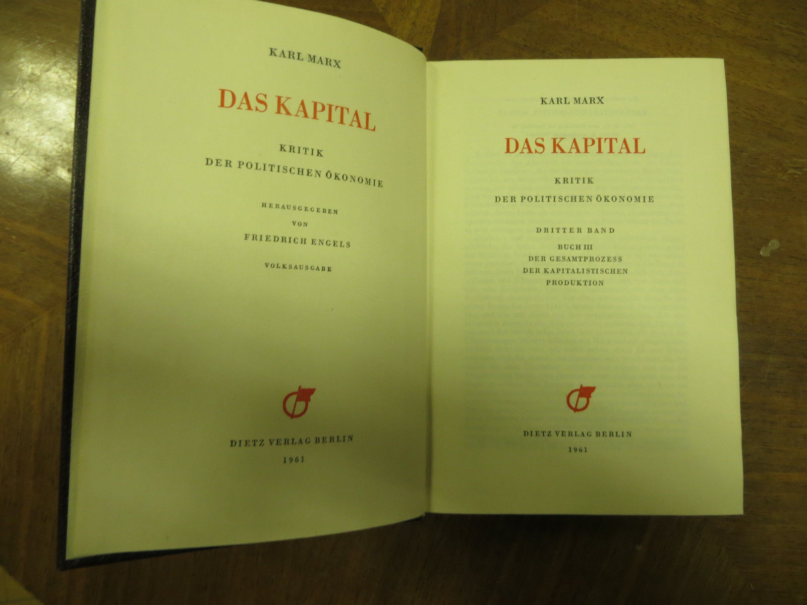 Bücherpaket Karl Marx Das Kapital 3 Bände Dietz Verlag Konvolut Wissenschaft 