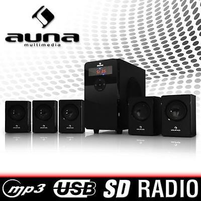 Heimkino System 5.1 Lautsprecher Surround Sound System Boxen MP3 USB SD UKW 70W