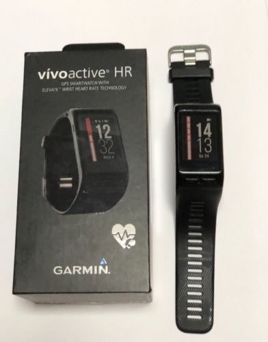 Garmin Vivoactive HR  Fitness Tracker Smartwatch GPS Sport Uhr schwarz