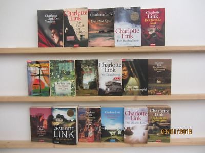 Charlotte Link 17 Bücher Romane Krimi Thriller historische Romane 