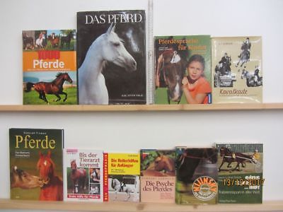 46 Bücher Bildbände Pferde Reiten Pferdepflege Pferderassen Reitsport