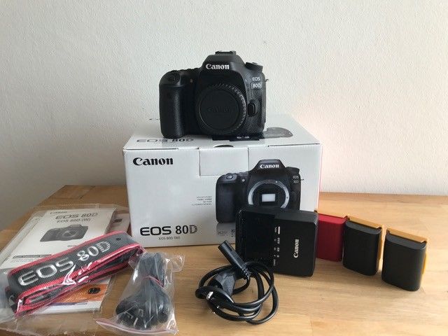 Canon EOS 80D BODY SLR-Digitalkamera / tadelloser Zustand 