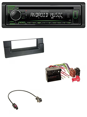 Kenwood KDC-120UG 1DIN USB CD MP3 AUX Autoradio für BMW 5er (E39) X5 (E53) Quadlock