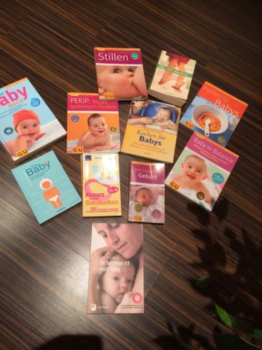 Bücherpaket Baby Schwangerschaft Geburt Stillen Kochen Buch Paket 11 Bücher