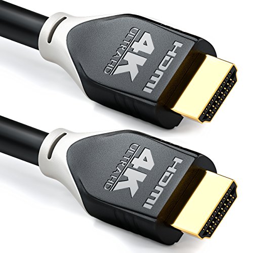 deleyCON 2m HDMI Kabel - kompatibel zu HDMI 2.0a/b/1.4a - UHD / 4K / HDR / 3D / 1080p / 2160p / ARC - High Speed mit Ethernet [Schwarz/Grau]