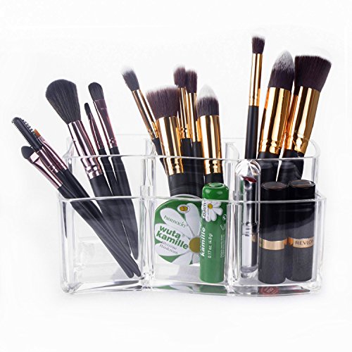 Kosmetik Organizer – Meersee Makeup-Pinsel Becher Acryl Kosmetik Aufbewahrung Kosmetikpinsel Behälter