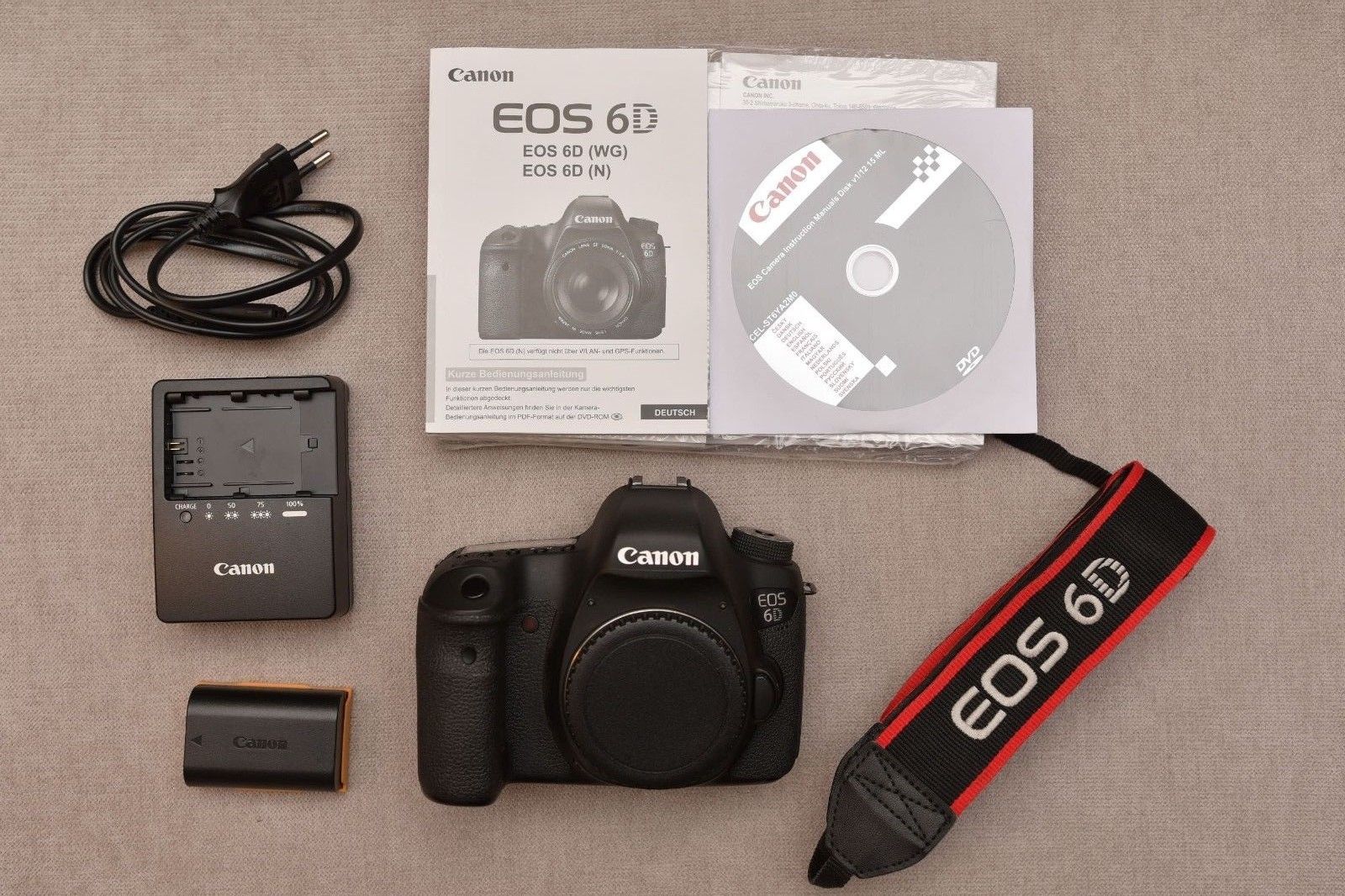 Canon EOS 6D 20.2MP Fullframe KB DSLR Digitalkamera Body, stark gebraucht