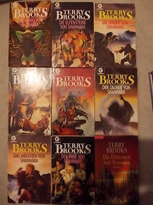 Paket 9 Bücher  Terry Brooks  Shannara  Dämonen Erbe Zauber  König  Elfen Steine