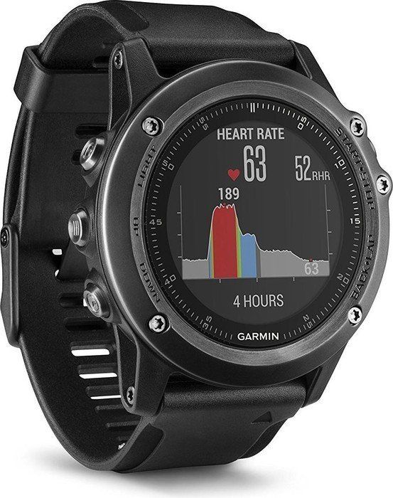 Garmin Fenix 3 Saphir HR Smartwatch schwarz/grau