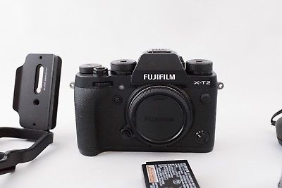 Fujifilm X series X-T2 24.3MP Digitalkamera - Schwarz (Kit mit VBP-XT2 Griff)