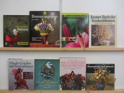 32 Bücher Bildbände Floristik Blumenbinden Sträuße Trockenblumen Ikebana