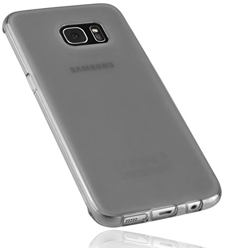 mumbi Schutzhülle für Samsung Galaxy S7 Edge Hülle transparent schwarz