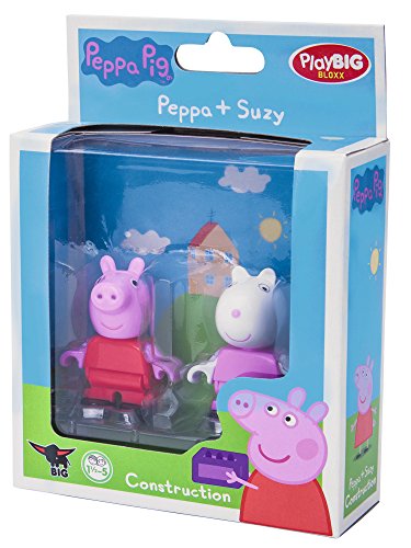BIG Spielwarenfabrik 800057111 - Playbig Bloxx Peppa Pig und Suzy