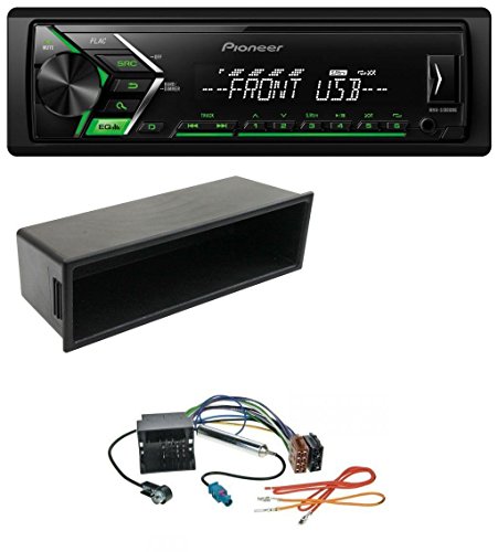 Pioneer MVH-S100UBG USB MP3 1DIN AUX Autoradio für VW Polo Lupo Fox Passat T5