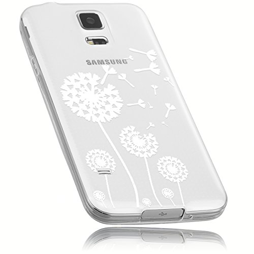 mumbi Schutzhülle Samsung Galaxy S5 / S5 Neo  Hülle im Pusteblume Design