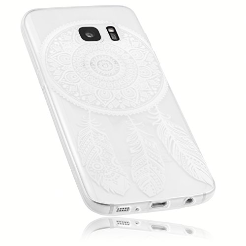 mumbi UltraSlim Hülle für Samsung Galaxy S7 Schutzhülle transparent im Traumfänger Design (Ultra Slim - 0.55 mm)