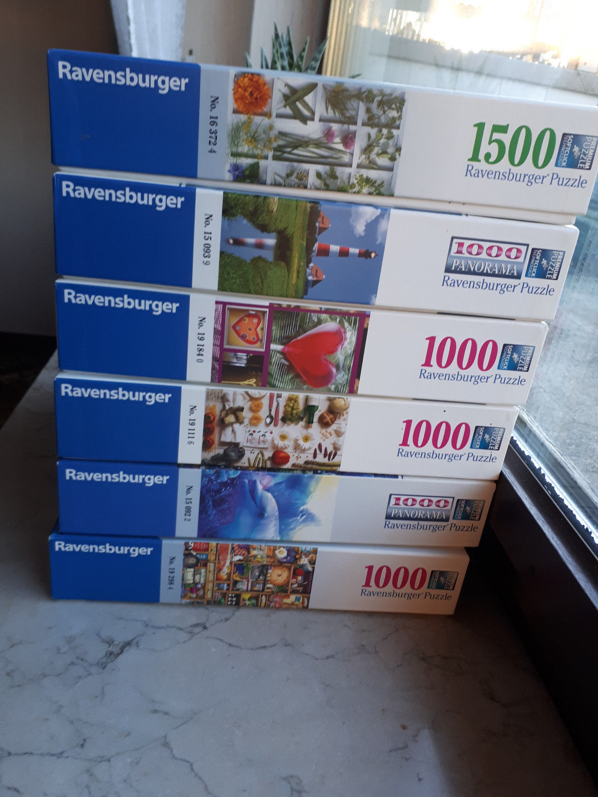9x-Puzzle-Paket-Sammlung-Konvolut-1000-Teile-6x-Ravensburger-und-3-andere