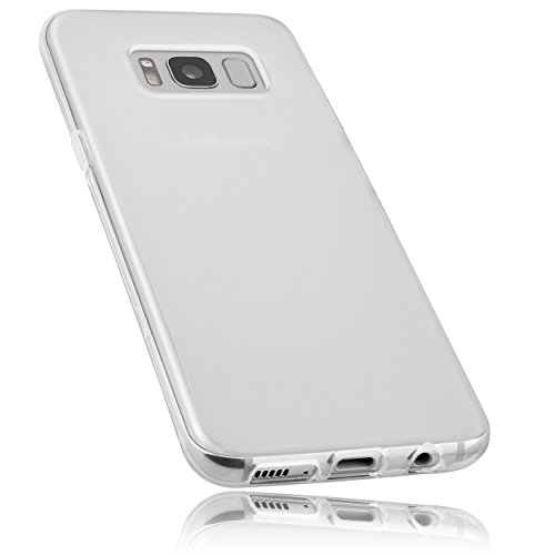 mumbi Schutzhülle für Samsung Galaxy S8 Hülle transparent weiss