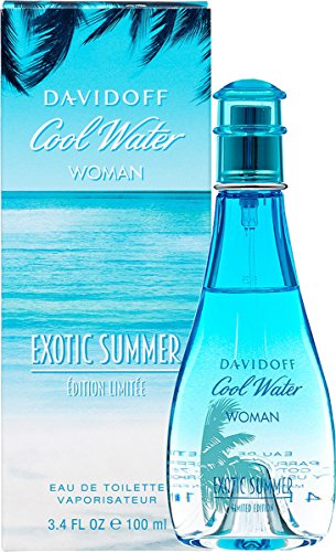 Davidoff Cool Water Lady Exotic Summer 100 ml Eau de Toilette Spray mit Geschenk Tüte