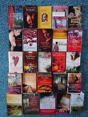 Bücherpaket 25 Liebesromane Frauenromane: Brown Roberts Link Ward Jordan Lennox