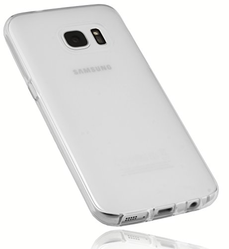 mumbi Schutzhülle für Samsung Galaxy S7 Hülle transparent weiss