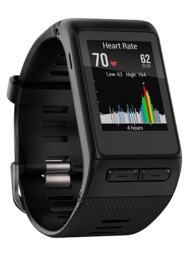 Garmin Vivoactive HR Fitness Smartwatch Fitness Tracker GPS Sport Uhr schwarz