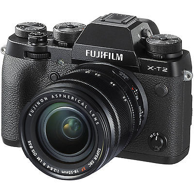 Neu Fujifilm XT2 X-T2 Digital Camera w/ XF18-55mm F2.8-4 R LM OIS Lens Kit
